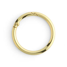 Load image into Gallery viewer, Spring Gate O-Ring - Gold/Brass plate