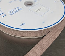Load image into Gallery viewer, COTTON WEBBING 25mm