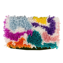 Load image into Gallery viewer, Textured Cosmetic Bag- Latch hook - DIY kit