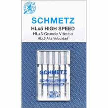 Load image into Gallery viewer, SCHMETZ High Speed HLx5 Sewing Machine needles (Home)