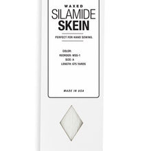 Load image into Gallery viewer, WAXED Silamide Skein Thread - for hand sewing