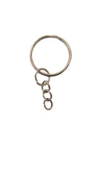 Load image into Gallery viewer, Split Key Ring with Chain