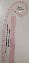 Load image into Gallery viewer, Imperial French Curve Ruler – Clear/Plastic