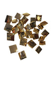 Load image into Gallery viewer, Gold Square metal buttons
