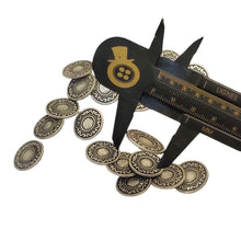 Load image into Gallery viewer, Mosaic pattern metal button