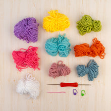 Load image into Gallery viewer, Granny square Headband Crochet - DIY kit