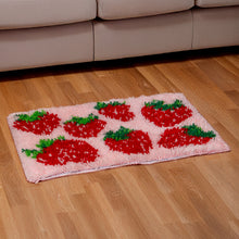 Load image into Gallery viewer, Strawberry Rug - Latch hook - DIY kit