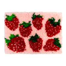 Load image into Gallery viewer, Strawberry Rug - Latch hook - DIY kit