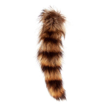 Load image into Gallery viewer, Raccoon Tail Furs with Keychain