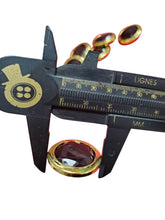 Load image into Gallery viewer, Vintage gold rim buttons
