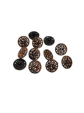 Load image into Gallery viewer, Vintage Cut work copper color Buttons