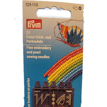 Load image into Gallery viewer, Prym Fine Embroidery &amp; Pearl Beading - 25 Needles

