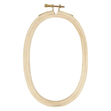 Load image into Gallery viewer, Wood Embroidery Hoop - Oval
