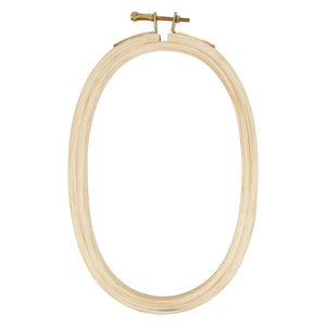 Wood Embroidery Hoop - Oval