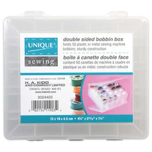 Load image into Gallery viewer, Double Sided Bobbin Box - 50 pc
