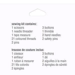 Travel Sewing Kit - 34pcs