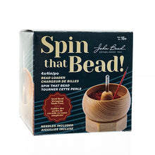 Load image into Gallery viewer, Wood Bead Spinner with Needles - Jewelry Making Tool
