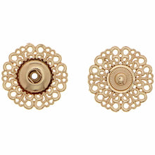 Load image into Gallery viewer, Designer Snap fastener - size 22mm (7⁄8″) - 1 set
