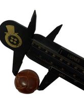 Load image into Gallery viewer, Brown leather buttons
