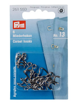 Load image into Gallery viewer, Corset hooks and eyes - No. 13
