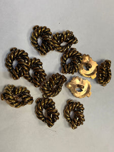 Sailor's Knot vintage buttons