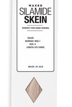 Load image into Gallery viewer, WAXED Silamide Skein Thread - for hand sewing
