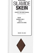 Load image into Gallery viewer, WAXED Silamide Skein Thread - for hand sewing
