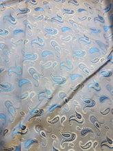 Load image into Gallery viewer, Paisley Suit Lining Fabric - 59" Wide, Sold by the Yard
