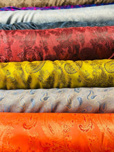 Load image into Gallery viewer, Paisley Suit Lining Fabric - 59" Wide, Sold by the Yard
