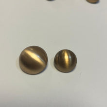 Load image into Gallery viewer, Brushed Brass gold dome Buttons
