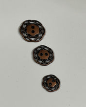 Load image into Gallery viewer, Copper Daisy Buttons
