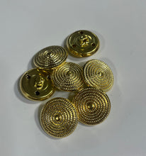 Load image into Gallery viewer, Gold Spiral Weave Buttons
