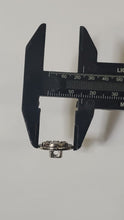 Load image into Gallery viewer, Crest 3D Silver Button
