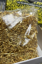 Load image into Gallery viewer, Newey Yellow Brass Safety Pins (Size 000)
