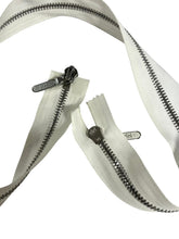 Load image into Gallery viewer, RiRi M6 Silver Metal 2-way Open - White
