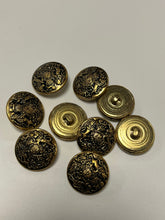 Load image into Gallery viewer, Golden Crest III Button
