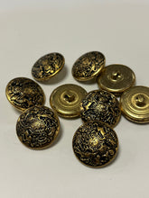 Load image into Gallery viewer, Golden Crest III Button
