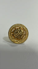Load image into Gallery viewer, Gold Medusa Button
