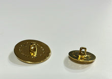 Load image into Gallery viewer, Gold Medusa Button
