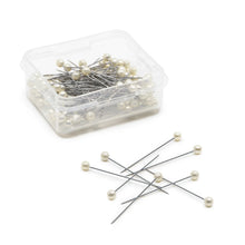Load image into Gallery viewer, 1-1/2" Long Pearlized Pins, 100 pc
