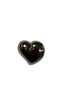 Silver heart shape buttons