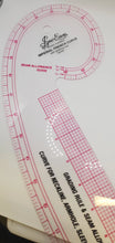 Load image into Gallery viewer, Imperial French Curve Ruler – Clear/Plastic
