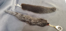 Load image into Gallery viewer, Fox Fur tail with key chain
