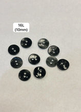 Load image into Gallery viewer, Black Shell Buttons

