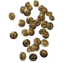 Load image into Gallery viewer, Vintage Crown Metal button (Gold)
