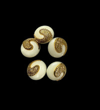 Load image into Gallery viewer, Crown Trifari round white Lucite button
