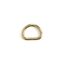 Load image into Gallery viewer, Solid Heavy-duty D-Rings - brass gold
