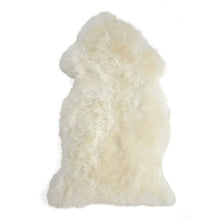 Load image into Gallery viewer, Natural Sheepskin Rug: 4-6 sq ft
