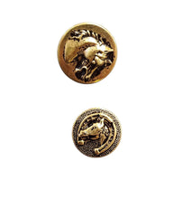 Load image into Gallery viewer, Equestrian Horsehead Button
