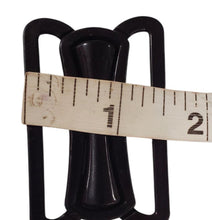 Load image into Gallery viewer, Black hook and eye buckle
